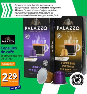 Action Capsules de café offre