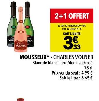Supeco Charles volner mousseux offre