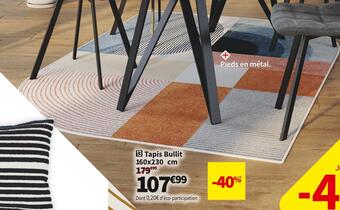 Conforama Tapis bullit offre