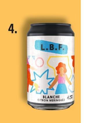 Monoprix L.b.f blanche citron meringuée offre