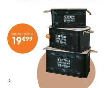 b&m Malle FACTORY offre