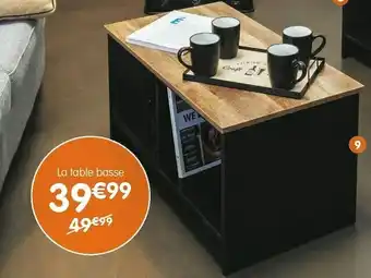 b&m La table basse offre