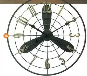 Horloge en métal