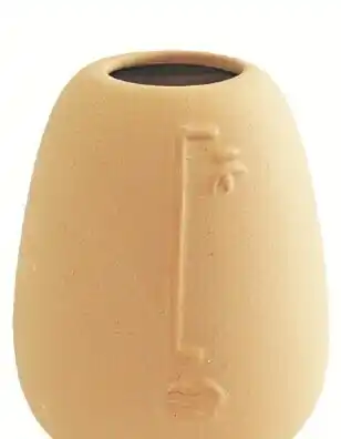 b&m Vase céramique visage offre