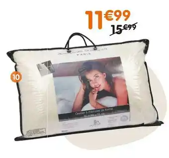 b&m Oreiller à mémoire de forme offre