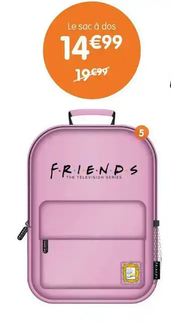 b&m Sac à dos FRIENDS offre