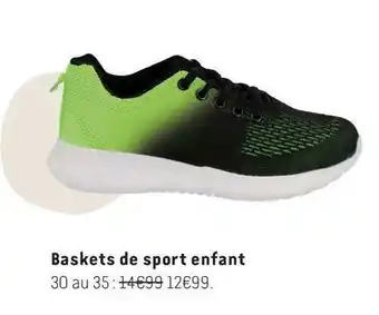 b&m Baskets de sport enfant offre