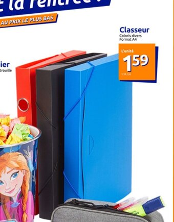 Action Classeur offre