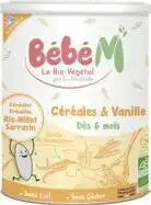 Céréales Bébé M différentes saveurs
