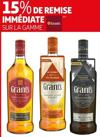BON PLAN SUR LA GAMME GRANT'S