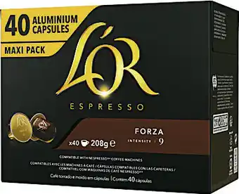 Spar CAPSULES DE CAFÉ FORZA INTENSITÉ 9 offre
