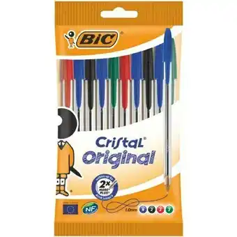 10 STYLOS BILLE CRISTAL