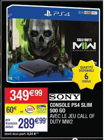 CONSOLE PS4 SLIM