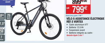 Cora x Carrefour VÉLO À ASSISTANCE ÉLECTRIQUE RÉF. E VORTEX offre