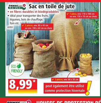 Norma Sac en toile de jute offre