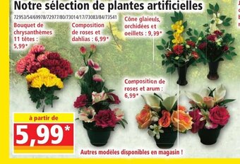 Norma Notre selection de plantes artificielles offre