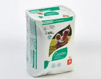 Auchan CULOTTES MIEUX VIVRE ENVIRONNEMENT BABY offre