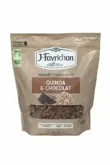 Muesli croustillant quinoa/chocolat