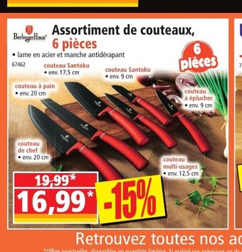 Norma Assortiment de couteaux offre