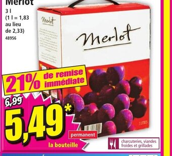 Norma Merlot offre