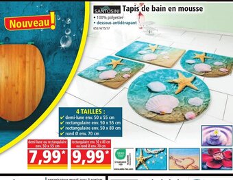 Norma SANTOSINI Tapis de bain en mousse offre