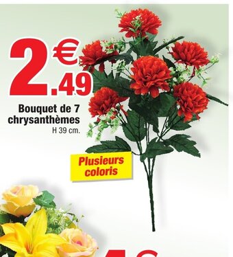 Bazarland Bouquet de 7 chrysanthèmes offre