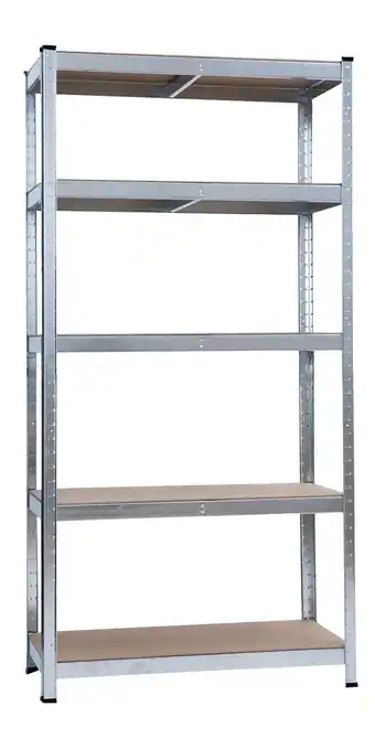 Super U ETAGERE METALLIQUE CHARGE LOURDE 5 PLATEAUX MDF offre