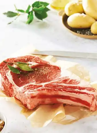Auchan VIANDE BOVINE : CÔTES AVEC OS offre