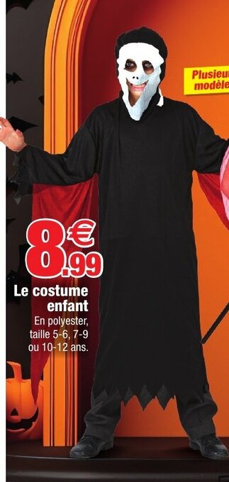 Bazarland Le costume enfant En polyester offre