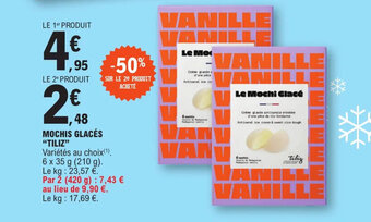 E.Leclerc MOCHIS GLACÉS "TILIZ" offre