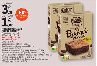 E.Leclerc PRÉPARATION DESSERT "NESTLÉ DESSERT" offre