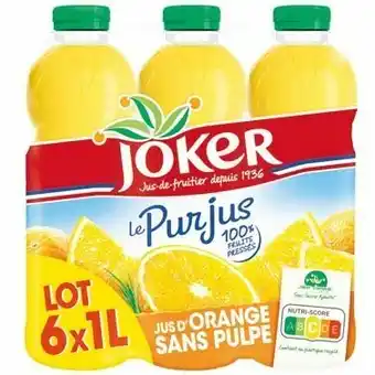 Auchan JOKER LE PUR JUS offre