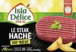 Géant Casino Steaks hachés 100% Bœuf Halal surgelés offre