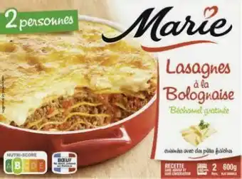 Géant Casino Lasagnes à la Bolognaise surgelées offre