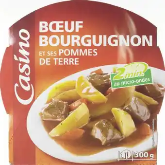 Géant Casino Bœuf Bourguignon et ses pommes de terre offre
