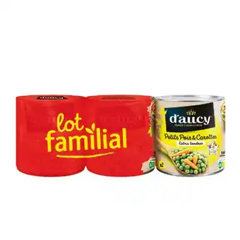 Auchan PETITS POIS ET CAROTTES EXTRA TENDRES offre