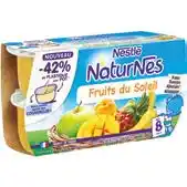 Auchan COUPELLES DE FRUITS NATURNES offre