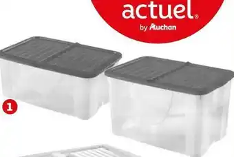 Auchan BOITE DE RANGEMENT offre