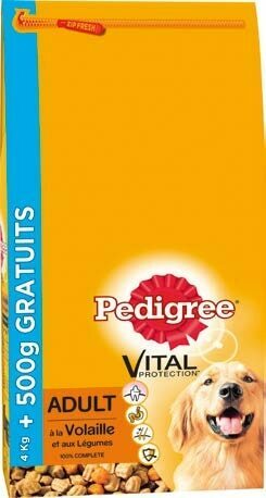 Auchan CROQUETTES POUR CHIEN À LA VOLAILLE offre