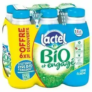 Auchan LAIT BIO ET ENGAGÉ offre