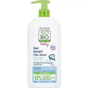 Auchan GEL LAVANT TRÈS DOUX BÉBÉ SO BIO offre