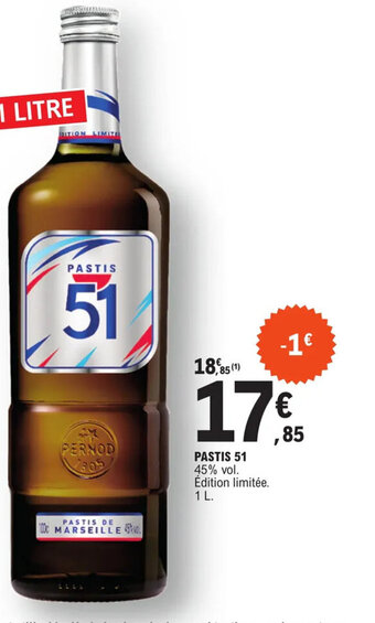 E.Leclerc PASTIS 51 offre