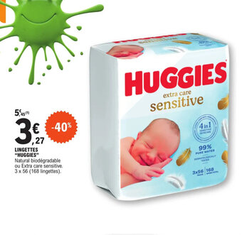 E.Leclerc LINGETTES "HUGGIES" offre