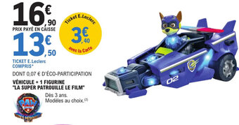 E.Leclerc FIGURINE "LA SUPER PATROUILLE LE FILM" offre