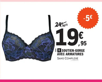 E.Leclerc SOUTIEN-GORGE AVEC ARMATURES offre