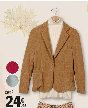 E.Leclerc VESTE CHENILLE FEMME offre
