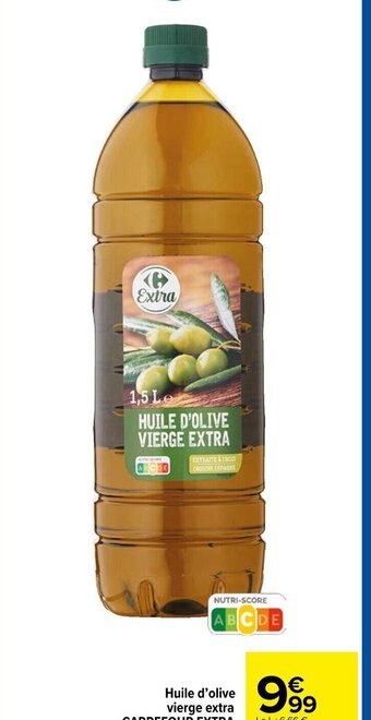 Carrefour Market Huile d'olive vierge extra CARREFOUR EXTRA offre
