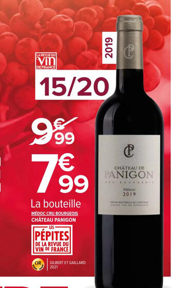 Carrefour Market MÉDOC CRU BOURGEOIS CHÂTEAU PANIGON offre