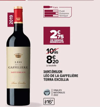 Carrefour Market LÉO DE LA GAFFELIÈRE TERRA EXCELLIA offre