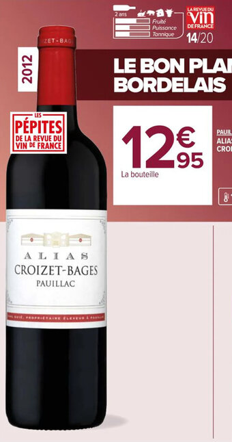 Carrefour Market PAUILLAC ALIAS DE CROIZET-BAGES offre